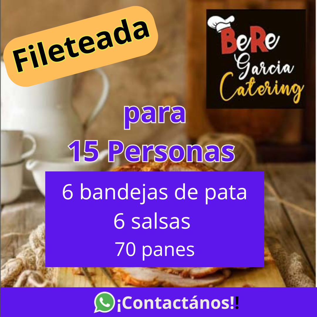 Patas fileteadas para 15