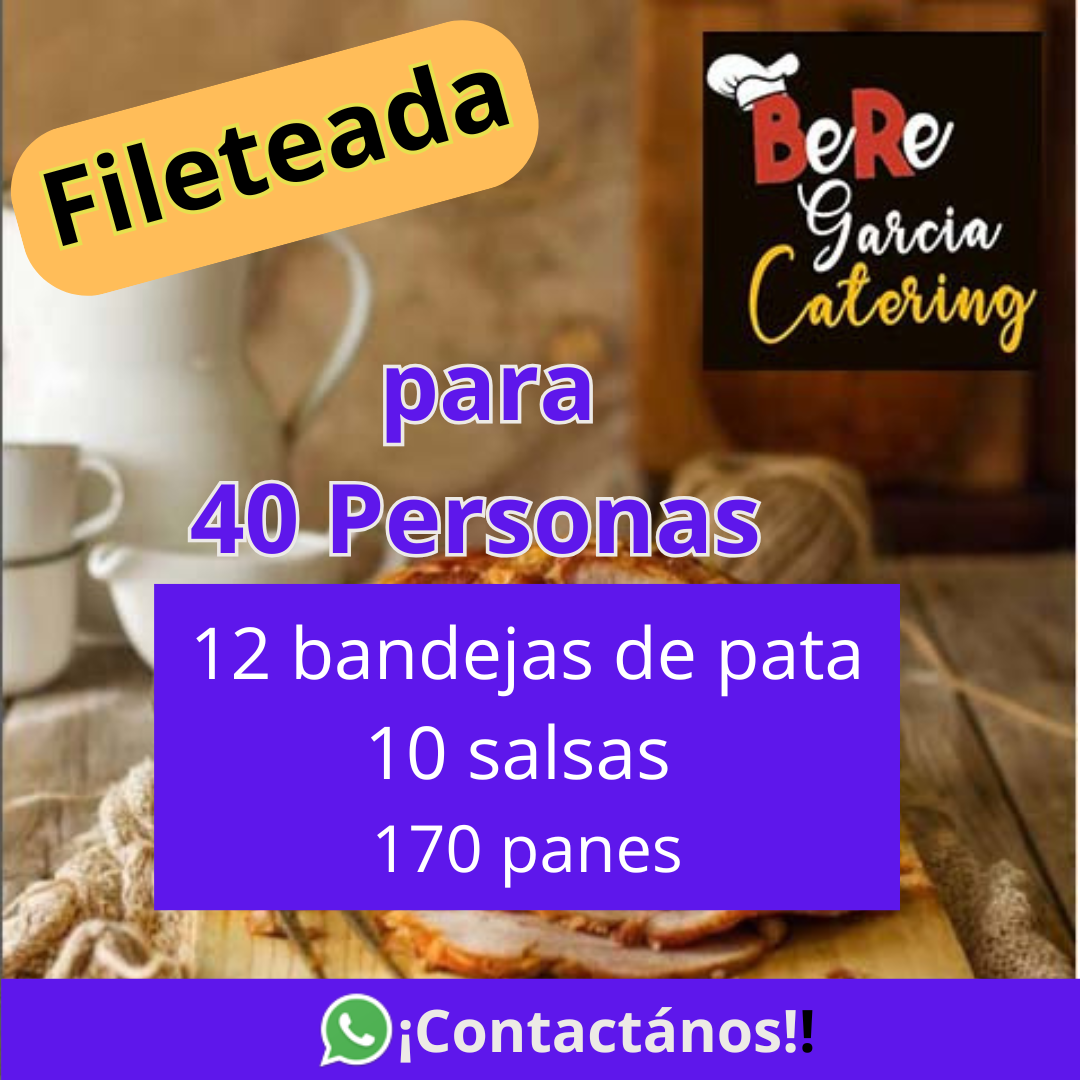 Patas filetaeda para 40